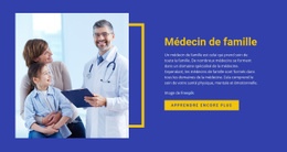 Médecin De Famille En Santé Et Médecine - Conception De Sites Web