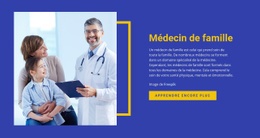 Modèle Polyvalent D'Une Page Pour Médecin De Famille En Santé Et Médecine