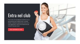 Tema HTML5 Per Piano Alimentare Per Bodybuilding