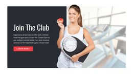 Responsive Web Template For Bodybuilding Meal Plan