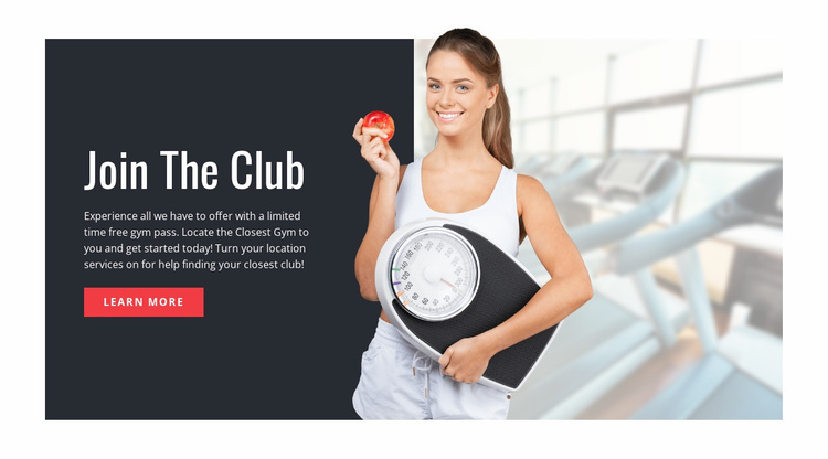 Bodybuilding meal plan Website Template