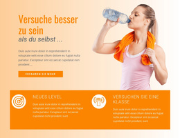 Essen Und Getränke Für Den Sport – Kostenloses WordPress-Theme