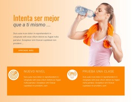 HTML De Arranque Para Alimentos Y Bebidas Para El Deporte