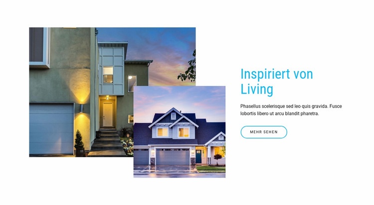 Durchsuchen Sie Häuser zum Verkauf Website design