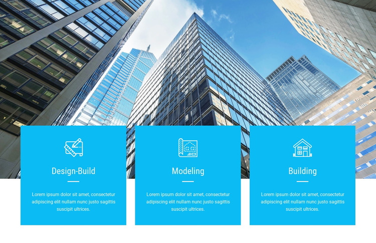 Modern architecture and innovation  HTML Template