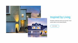 Bekijk Huizen Te Koop - Eenvoudig Websitesjabloon