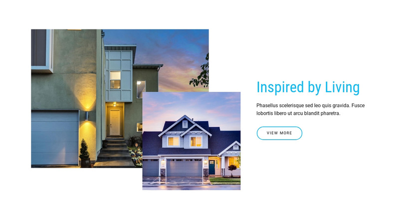 Browse homes for sale Wix Template Alternative