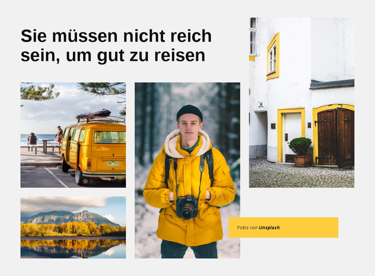 Die Welt ist voller Abenteuer WordPress-Theme