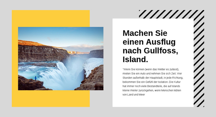 Islands Ringstraße WordPress-Theme