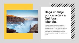 La Carretera De Circunvalación De Islandia - Diseño De Sitio Moderno