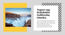 Izland Körgyűrűje - Modern Webhelytervezés