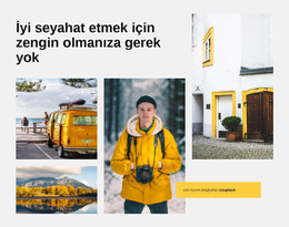 Dünya Maceralarla Dolu - Yaratıcı, Çok Amaçlı Site Tasarımı