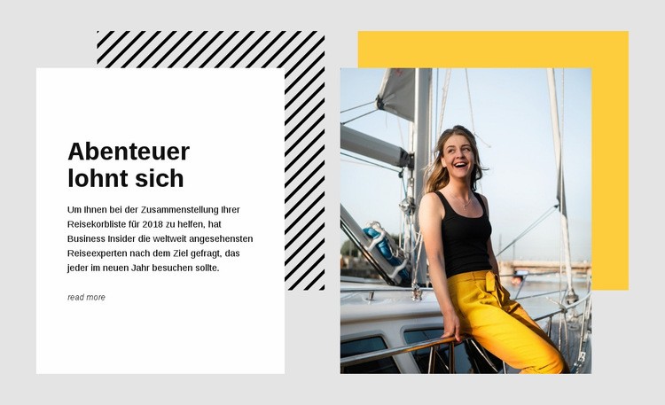 Yachtcharter Griechenland HTML5-Vorlage