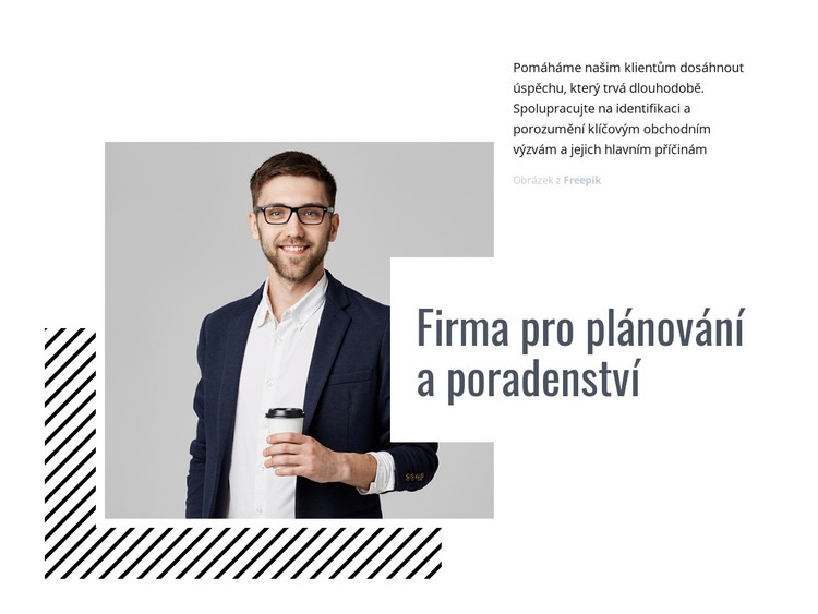 Plánovací a poradenská firma Šablona CSS