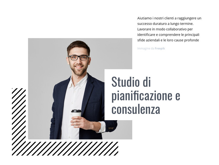 Società di progettazione e consulenza Modello HTML