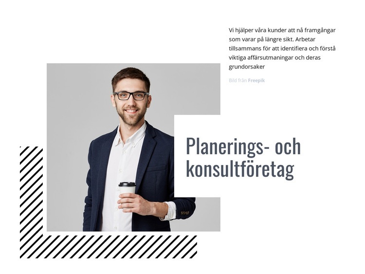 Planerings- och konsultföretag CSS -mall