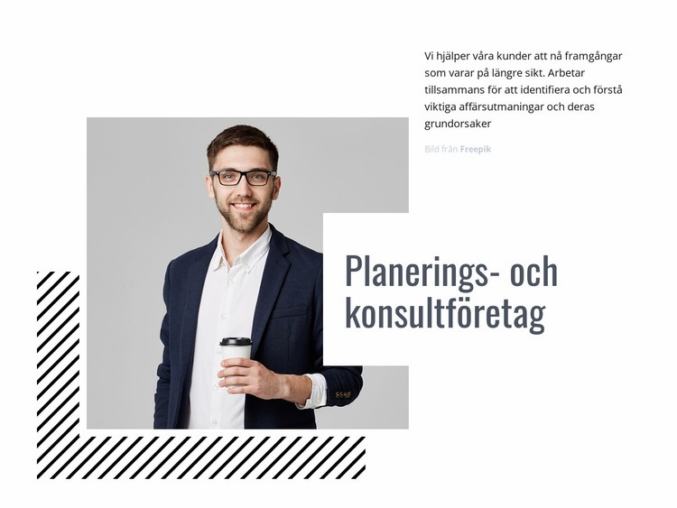 Planerings- och konsultföretag WordPress -tema