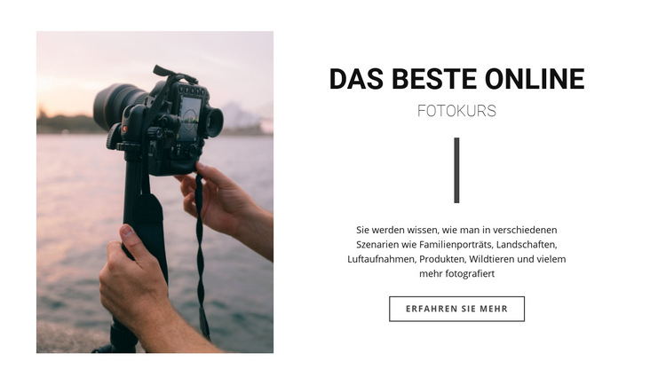 Das Beste online Website-Vorlage