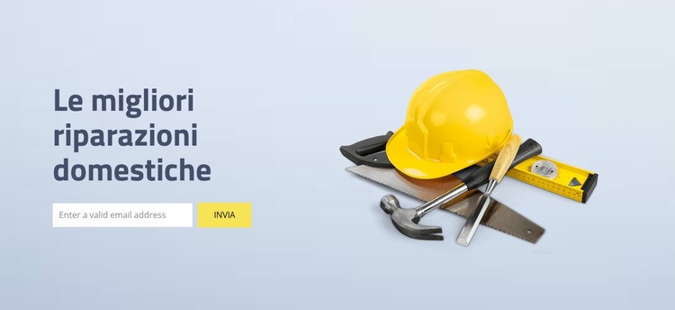 Riparazioni di ispezione domestica Modelli di Website Builder