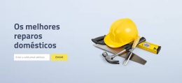 Reparos De Inspeção Residencial - HTML Template Generator