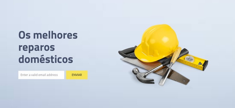 Reparos de inspeção residencial Landing Page