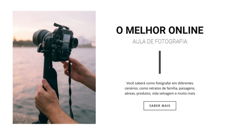 O melhor online Landing Page