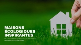 Maisons Écologiques Inspirantes - Modèle Personnel