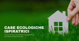 Mockup Di Sito Web Multiuso Per Case Ecologiche Stimolanti