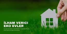 İlham Veren Eko Evler Için Web Tasarımı