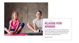 Klasse Für Kinder Premium-CSS-Vorlage