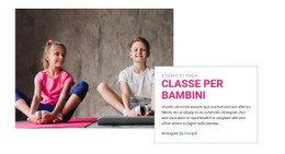 Classe Per Bambini Modello CSS Premium