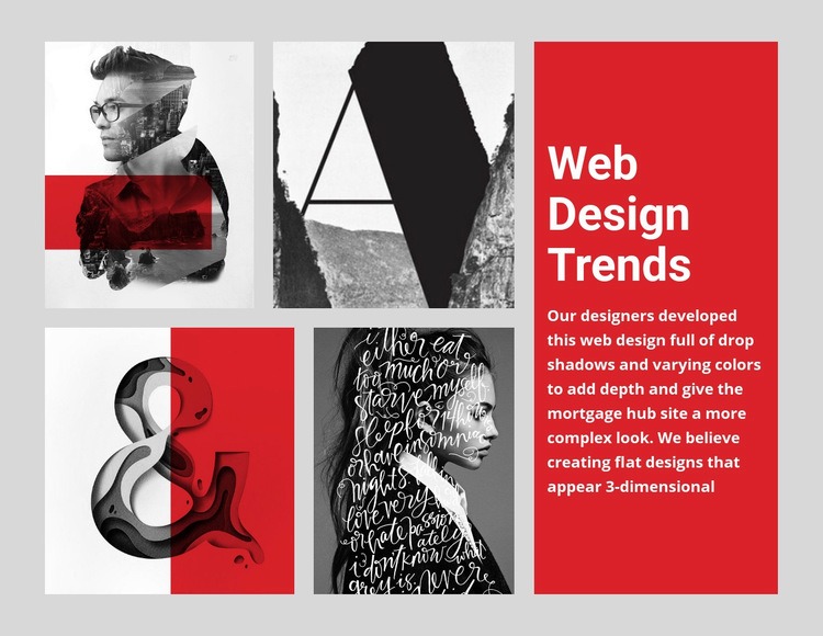 10 Web design trends  Elementor Template Alternative