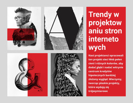 10 Trendów W Projektowaniu Stron Internetowych - Responsywny Szablon Strony Internetowej