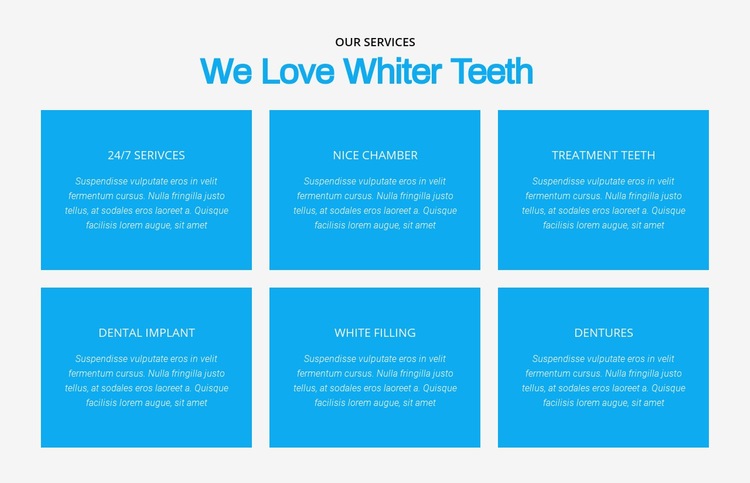 We love whiter teeth  Elementor Template Alternative