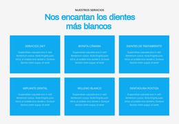 Diseño HTML Para Nos Encantan Los Dientes Más Blancos