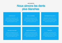 Superbe Conception Web Pour Nous Aimons Les Dents Plus Blanches