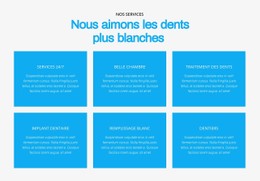 Nous Aimons Les Dents Plus Blanches - Meilleur Modèle CSS