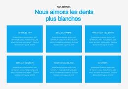 Modèle HTML5 Exclusif Pour Nous Aimons Les Dents Plus Blanches