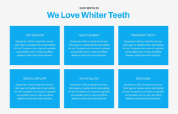 We Love Whiter Teeth - HTML Website Builder