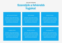 HTML-Terv Ehhez: Szeretjük A Fehérebb Fogakat