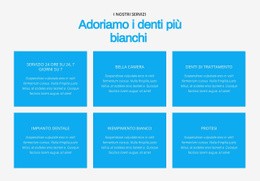 Design Web Straordinario Per Adoriamo I Denti Più Bianchi