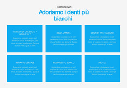 Adoriamo I Denti Più Bianchi - Download Gratuito Del Modello Di Sito Web