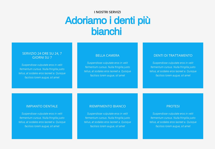 Adoriamo i denti più bianchi Tema WordPress