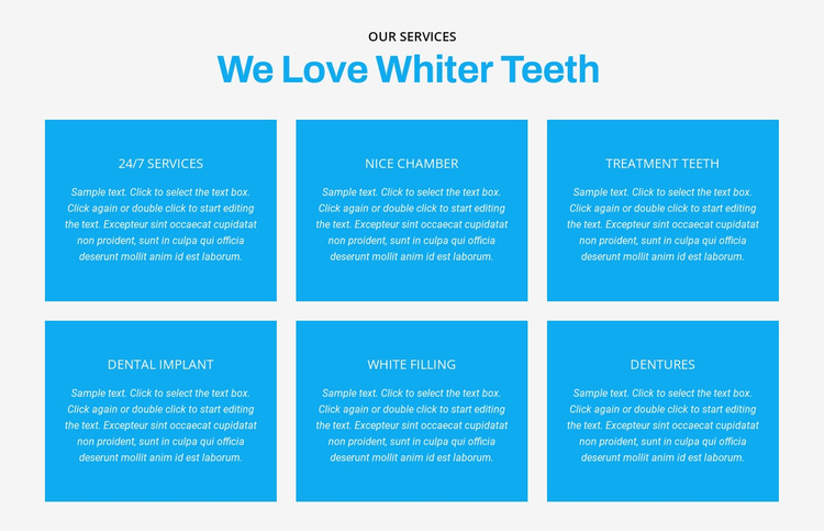 We love whiter teeth  Joomla Page Builder
