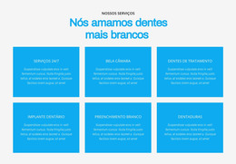 Design HTML Para Amamos Dentes Mais Brancos