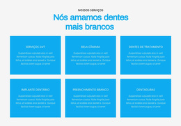 Amamos Dentes Mais Brancos - Tema WordPress De Arrastar E Soltar