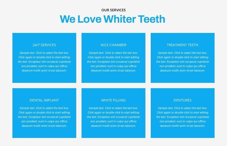 We love whiter teeth  Static Site Generator