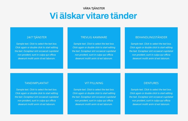 Vi älskar vitare tänder Hemsidedesign