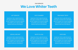 We Love Whiter Teeth