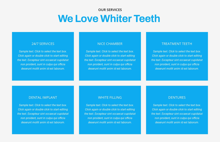We love whiter teeth  Template